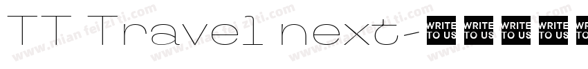 TT Travel next字体转换